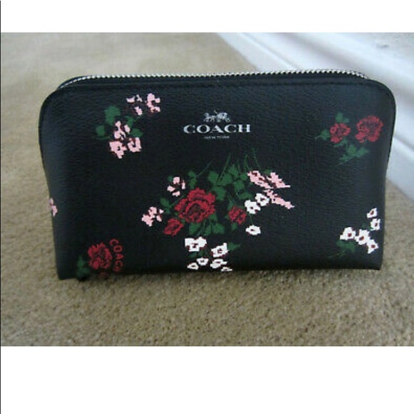 LAST ONE! COACH Floral Cosmetic Bag - Picture 4 of 6